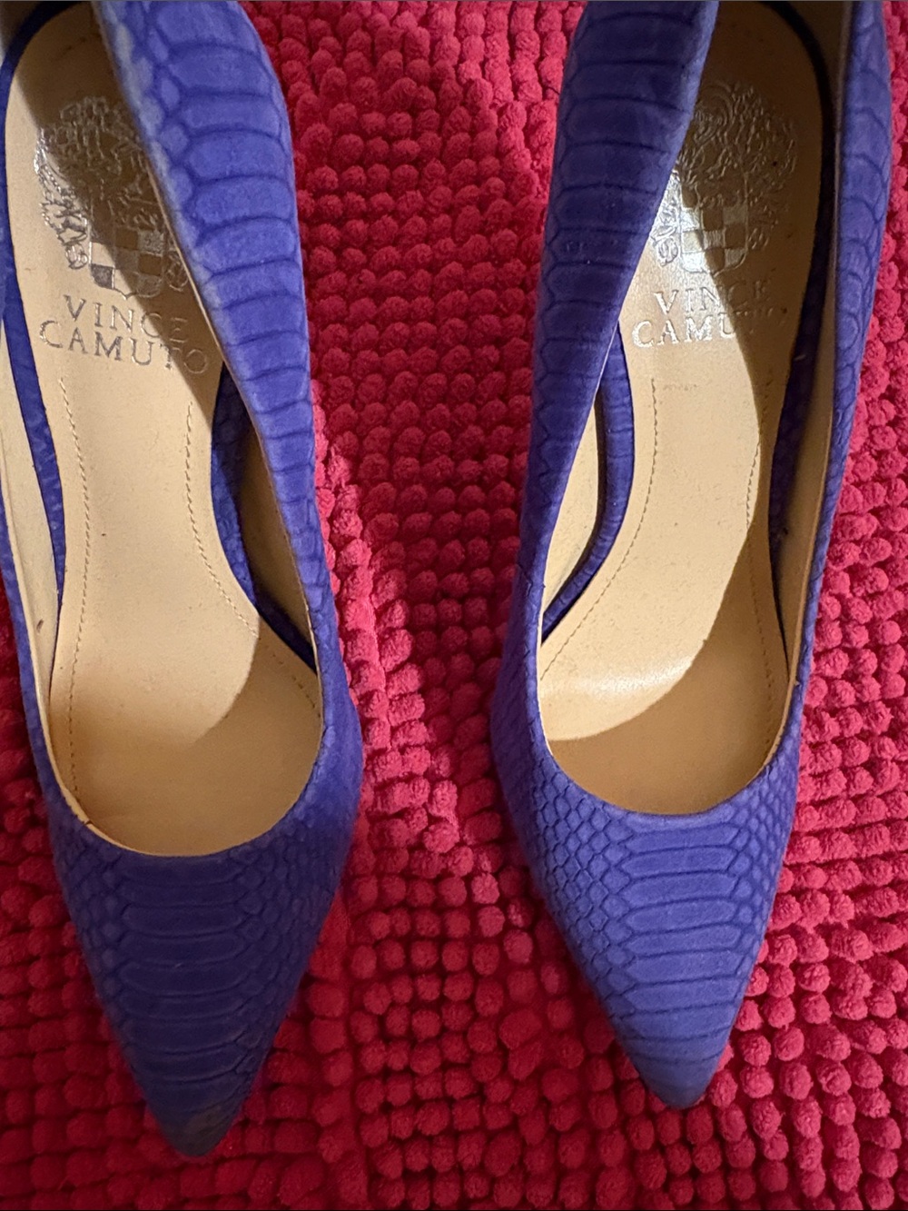Vince Camuto Electric Purple Pointed Toe Heels